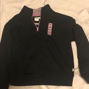 A vans half way zip is sweater